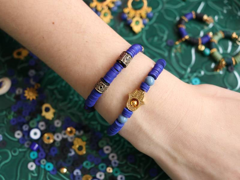 achat Mélange de perles heishi et de breloques - Istanbul