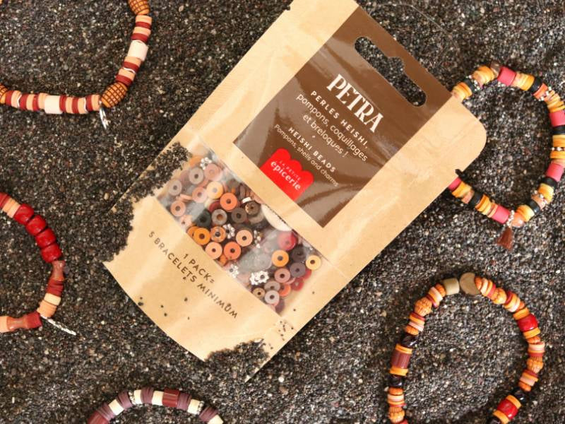 achat Mélange de perles heishi et de breloques - Petra