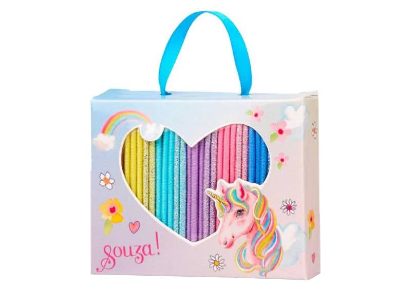 Achat 25 élastiques à cheveux licorne