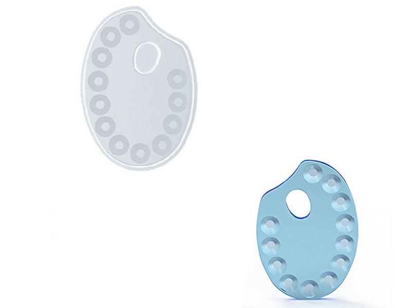Achat Moule en silicone - Palette de peinture