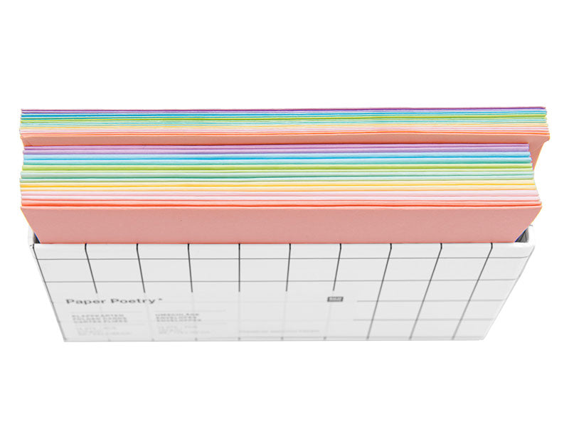 achat Set de cartes et enveloppes B6 - Rainbow pastel