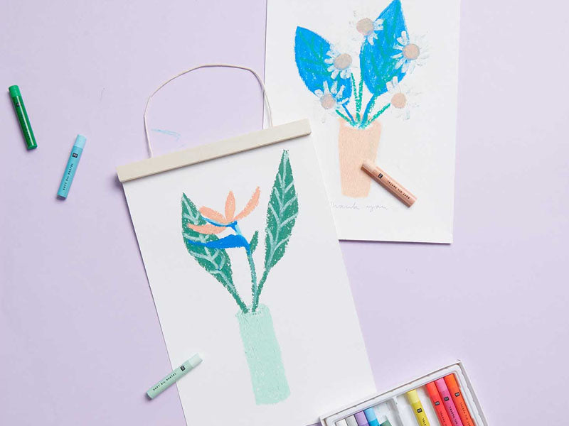 achat 12 pastels à l'huile - Pastel et Néon