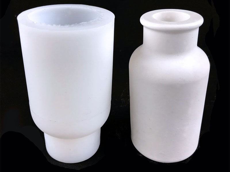 achat Moule en silicone - Vase allongé à rainure