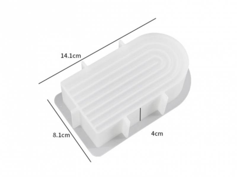 achat Moule en silicone - Arc-en-ciel - 14 cm