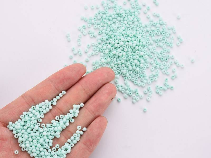 achat Rocailles mat cyan clair - Eco pack 50g