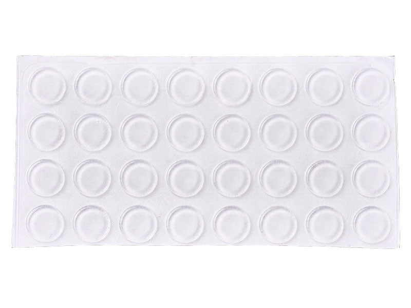 Achat Lot de 32 pastilles adhésives antidérapantes en silicone - 1,2 cm