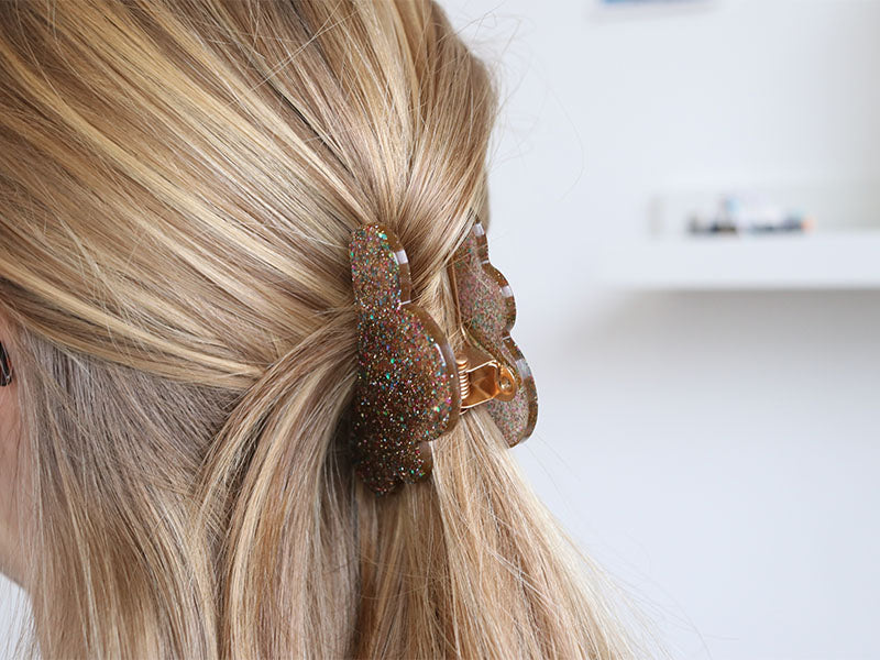 Achat Support pour pince à cheveux - Doré - 5,5 x 2,8 x 2,2 cm