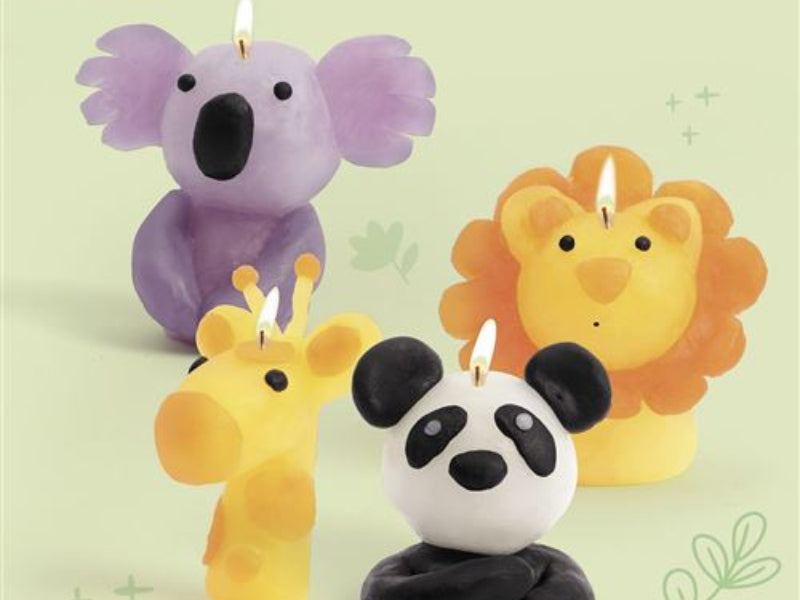achat Kit DIY bougies à modeler animaux sauvages