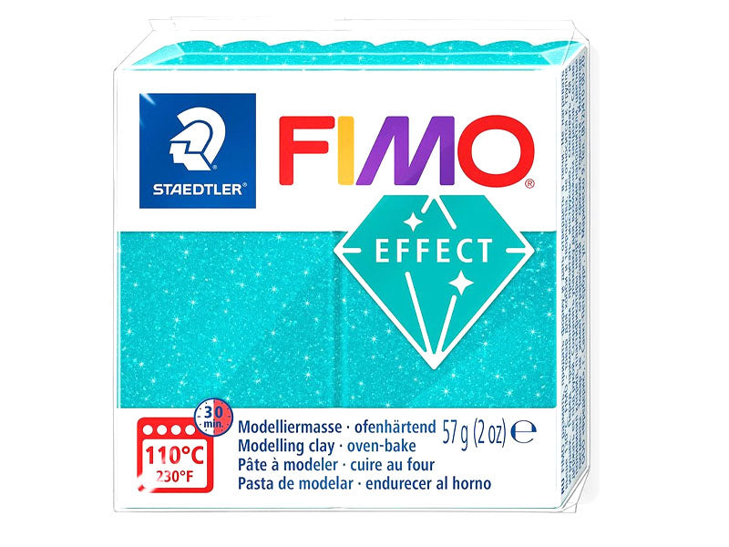 Achat Pâte Fimo EFFECT galaxy Pailletée Turquoise 392