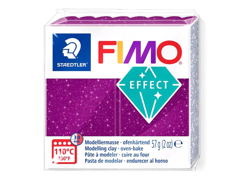 Achat Pâte Fimo EFFECT galaxy Pailletée violet 602