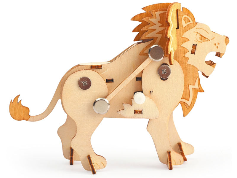 achat Maquette en bois 3D mécanique lion