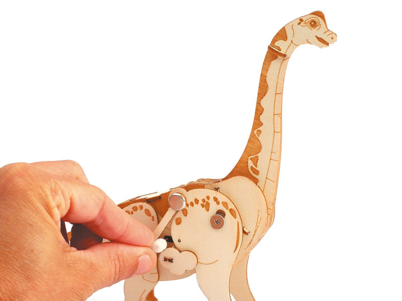 achat Maquette en bois 3D mécanique diplodocus