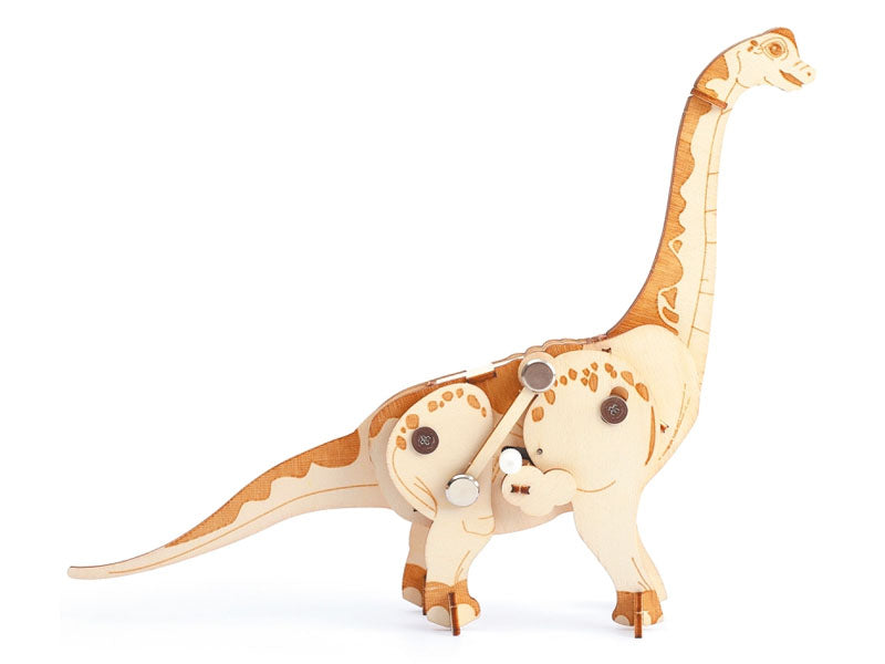 achat Maquette en bois 3D mécanique diplodocus