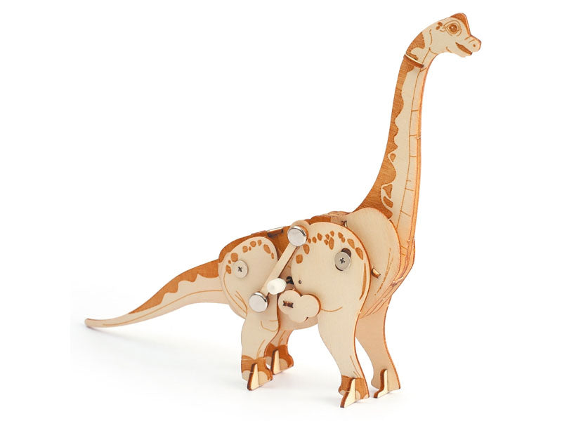 achat Maquette en bois 3D mécanique diplodocus