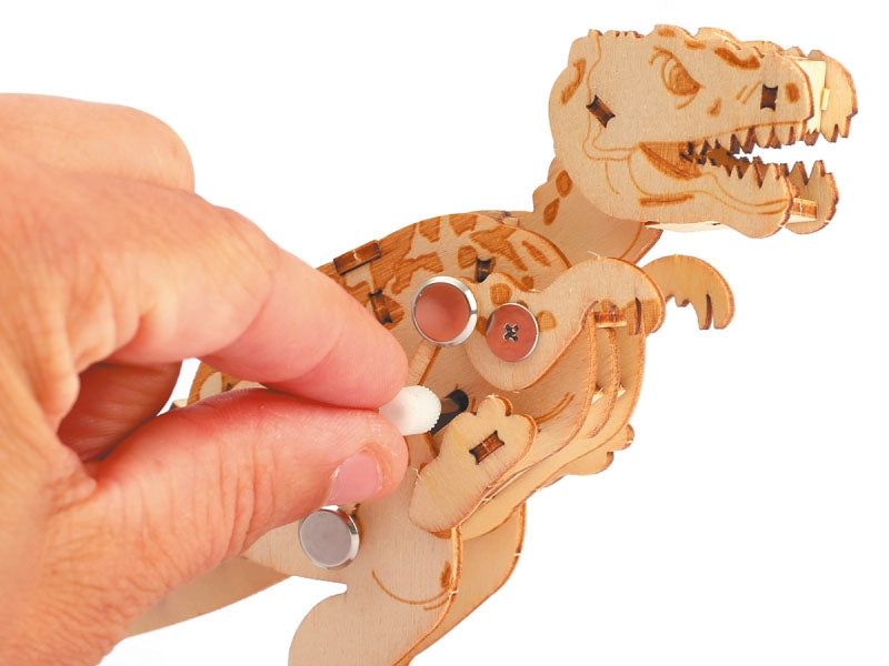 Achat Maquette en bois 3D mécanique T-Rex