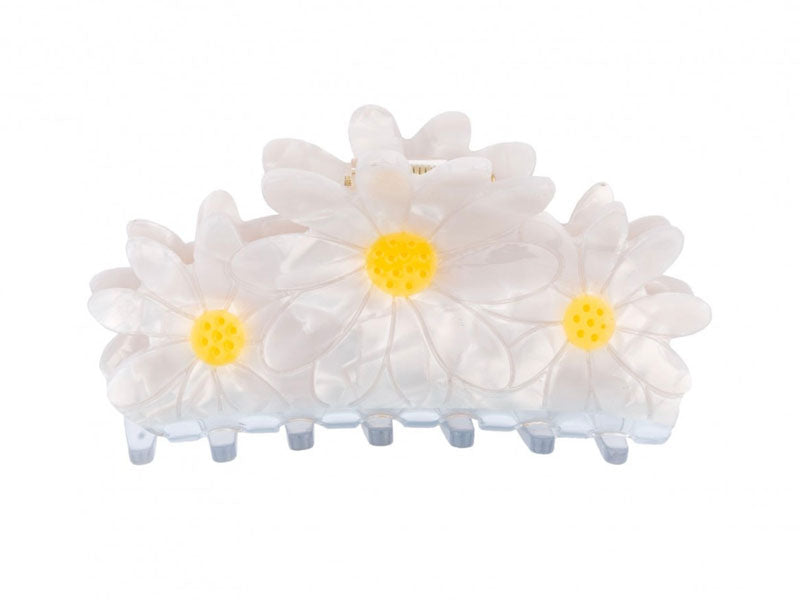 Achat Grande pince à cheveux - Pâquerettes