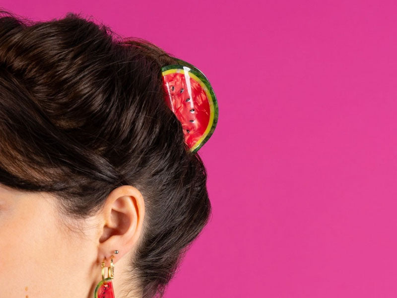 achat Pince à cheveux - Pastèque