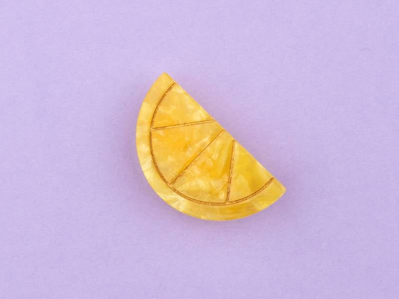 Achat Barrette cheveux - Citron