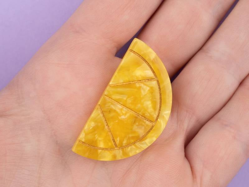 achat Barrette cheveux - Citron