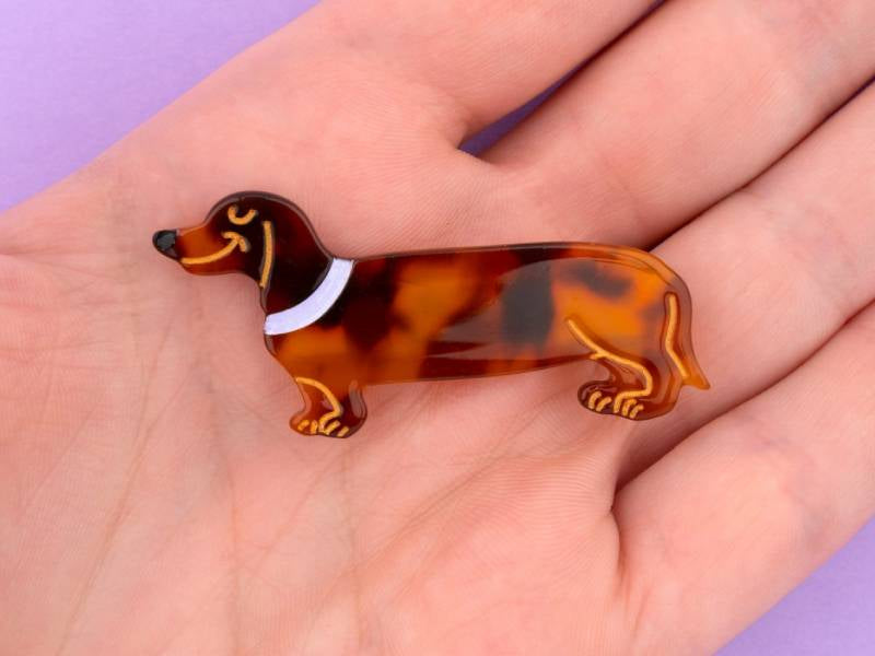 achat Barrette cheveux - Teckel