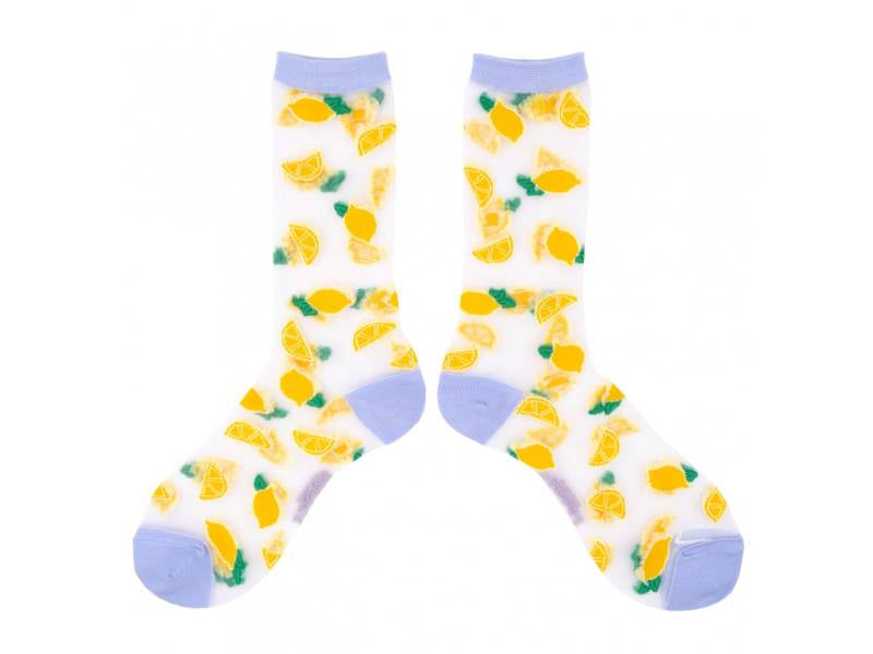 Achat Chaussettes transparentes - Citron