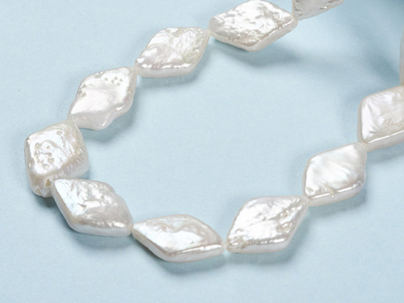 Achat Perle de culture - Losange - 15 x 11 mm