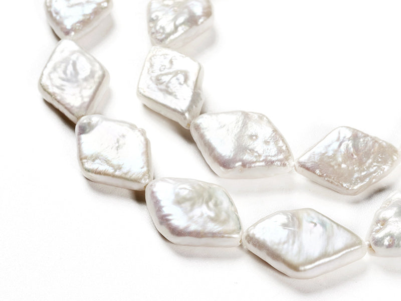 Achat Perle de culture - Losange - 15 x 11 mm