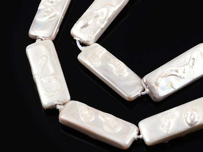 Achat Perles de culture - Rectangle - 18 x 7 mm