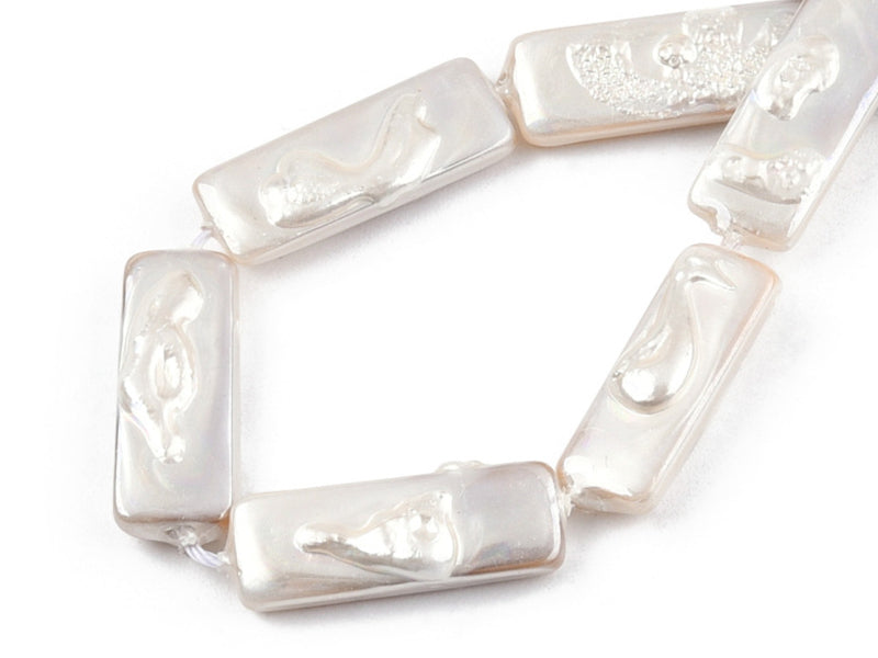 Achat Perles de culture - Rectangle - 18 x 7 mm