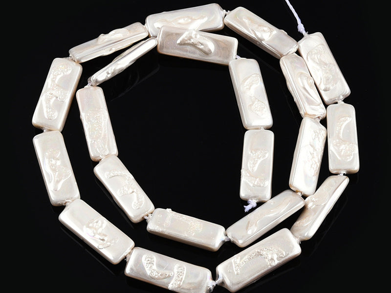 achat Perles de culture - Rectangle - 18 x 7 mm