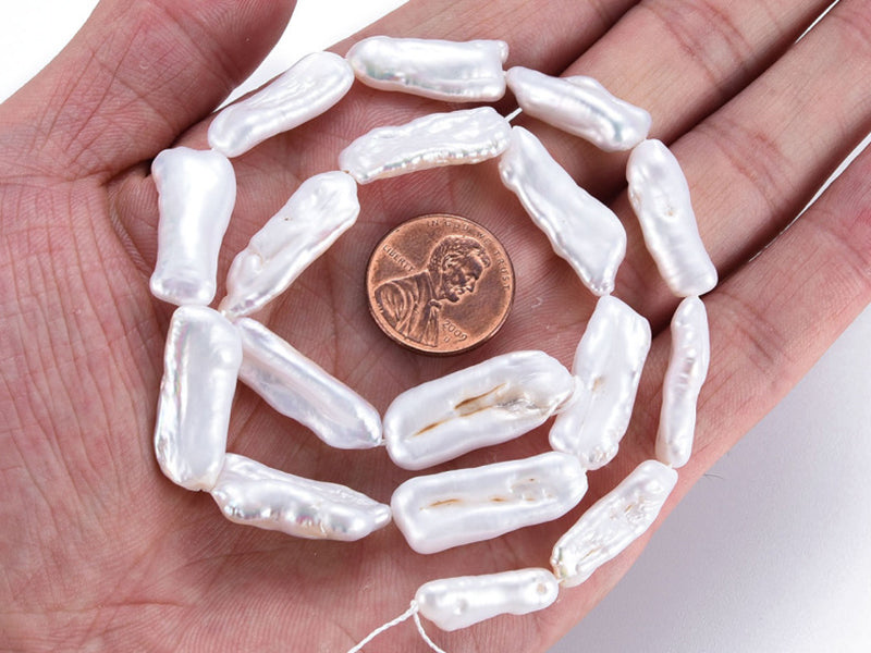 achat Perle de culture - Allongée - 15 à 25 mm