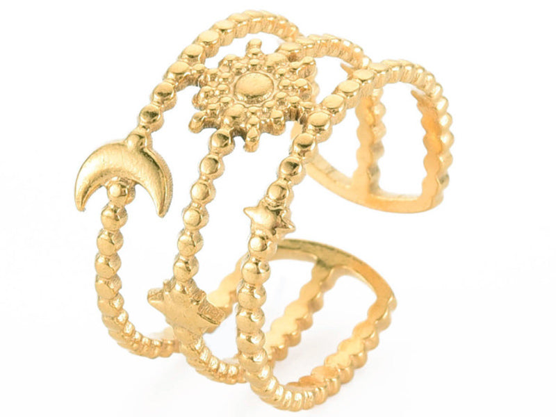 Achat Bague - Astro - Doré à l'or fin 18K
