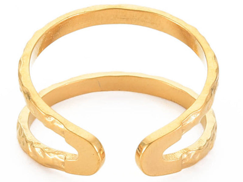 Achat Bague - Double tour - Doré à l'or fin 18K