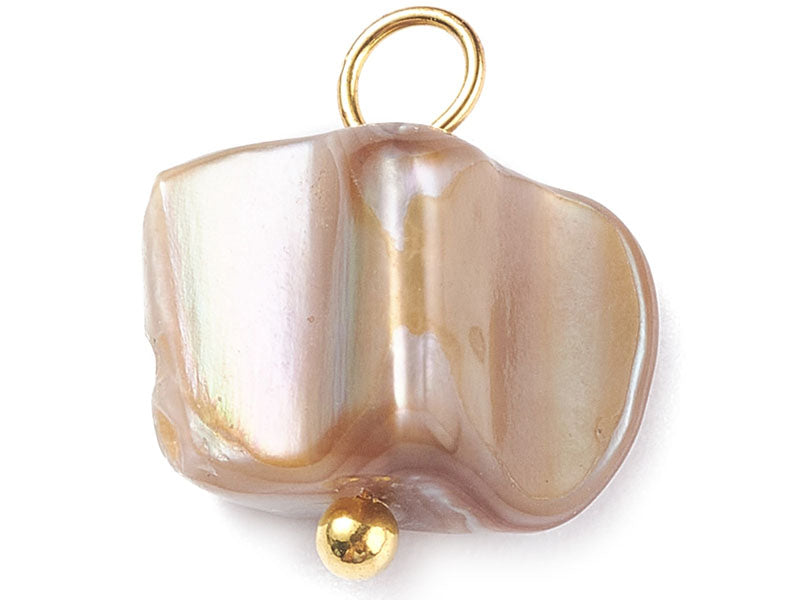 Achat Lot de 5 pendentifs en coquillage nacré  - 13 mm