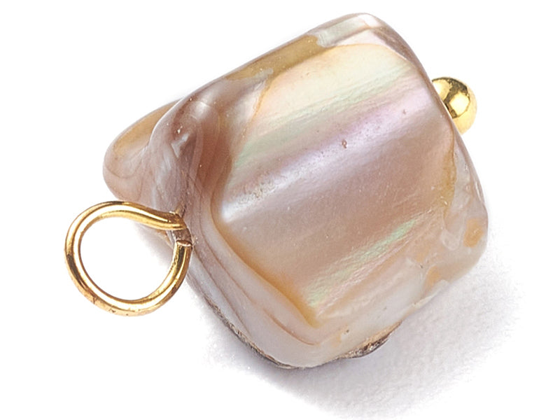achat Lot de 5 pendentifs en coquillage nacré  - 13 mm