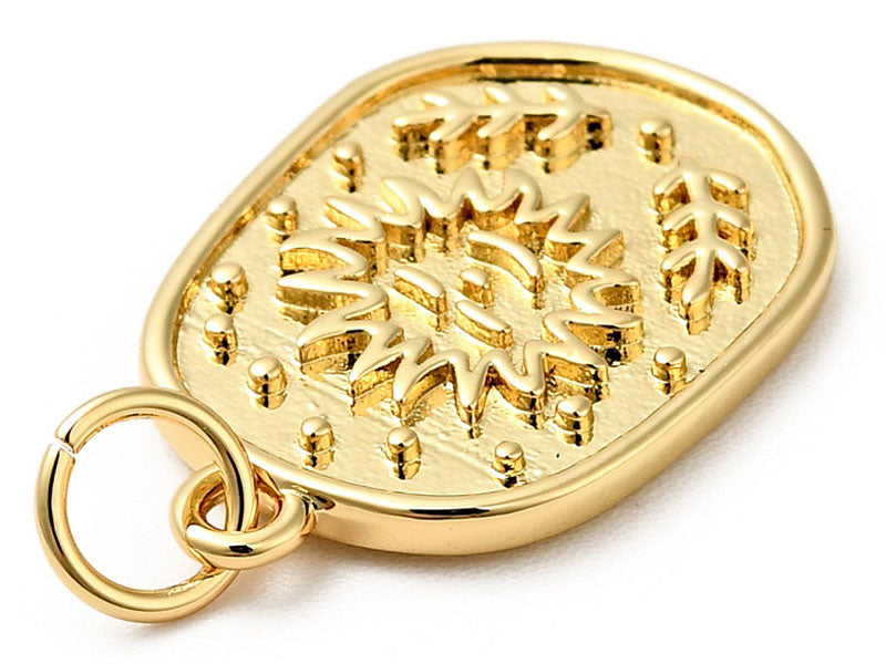 achat Pendentif soleil doré à l'or fin 18K - 18 x 13 mm