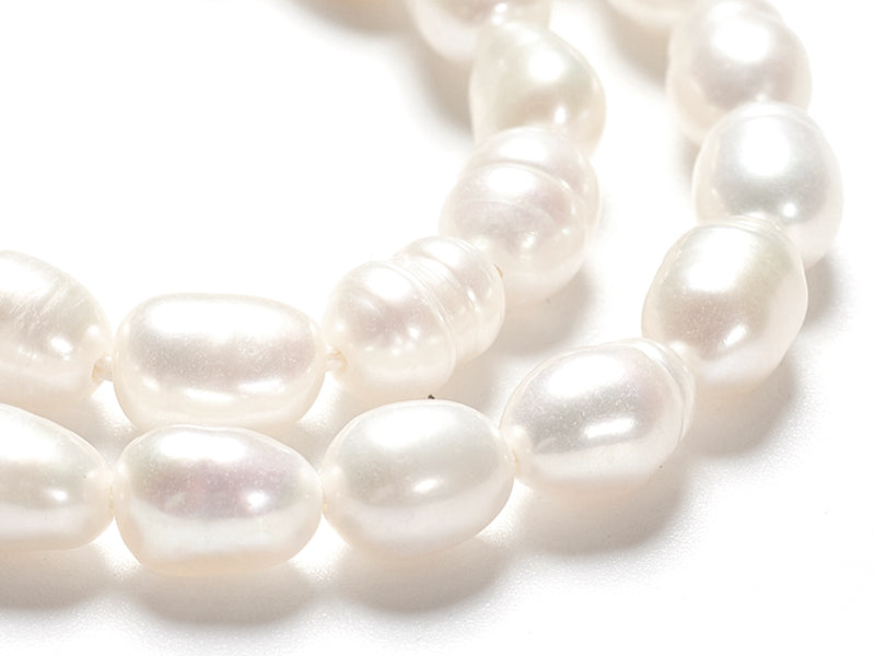 achat Lot de 20 perles de culture - forme grain de riz - 4 à 6 mm