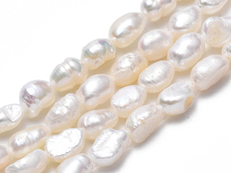 achat Lot de 20 perles de culture - forme graine - 4 à 8 mm