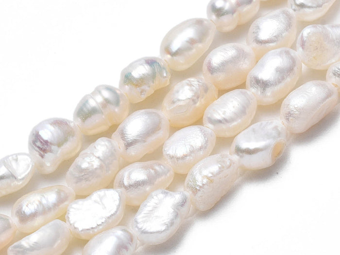 Achat Lot de 20 perles de culture - forme graine - 4 à 8 mm