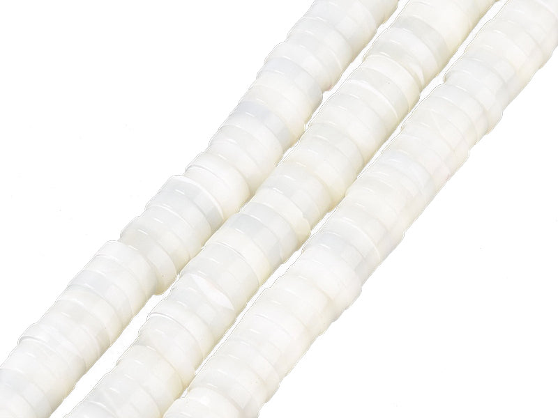 achat Lot de 20 perles heishi rondelles - Coquillage naturel - 6 x 2 mm