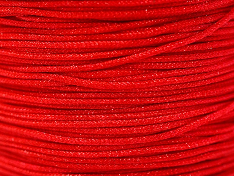 Achat 1 m de fil de jade / fil nylon tressé 1 mm - rouge