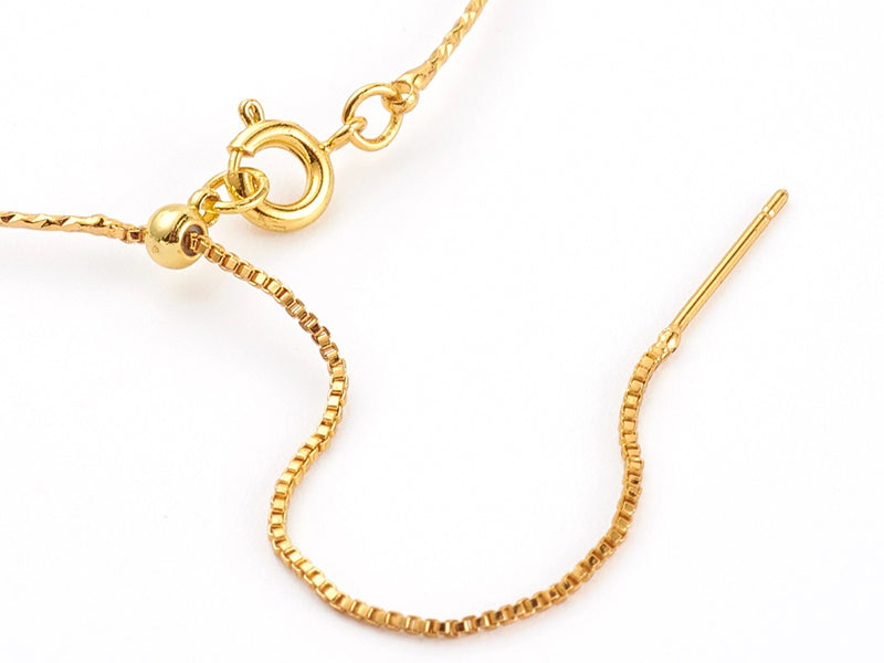 Achat Bracelet coulissant - Chaîne fine - Doré - 16,5 cm