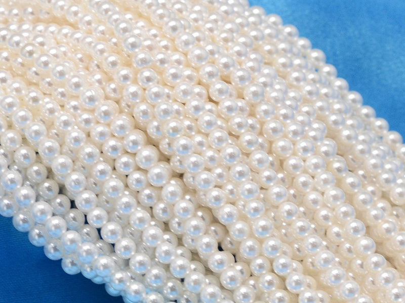 Achat Lot de 20 perles effet culture rondes - 3 mm