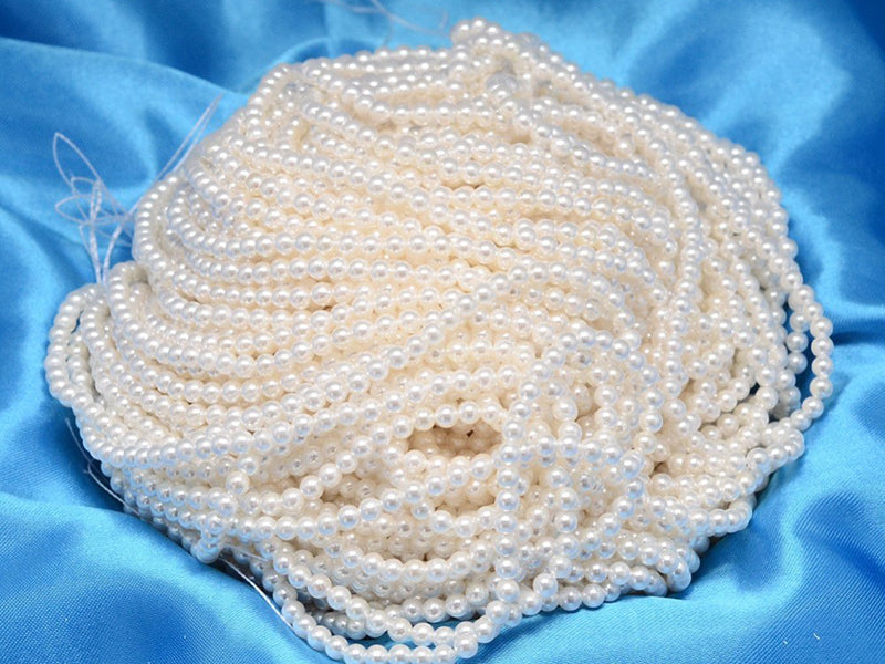 achat Lot de 20 perles effet culture rondes - 3 mm
