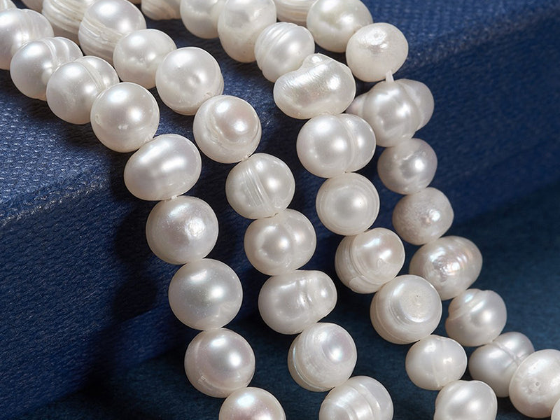 achat Lot de 20 perles de culture - Forme graine - 6 mm