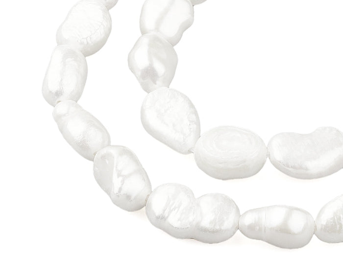 Achat Lot de 10 perles de culture - forme irrégulière - 8 à 14 mm