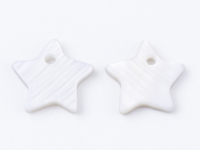 Achat Lot de 10 breloques - étoile - coquillage naturel - 10 mm