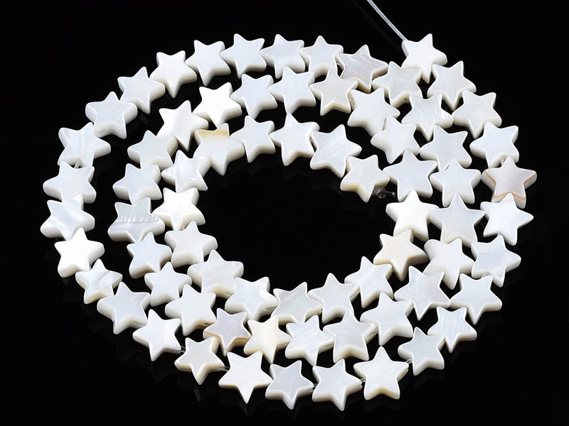 achat Lot de 10 perles étoiles - Coquillage naturel - 7 mm