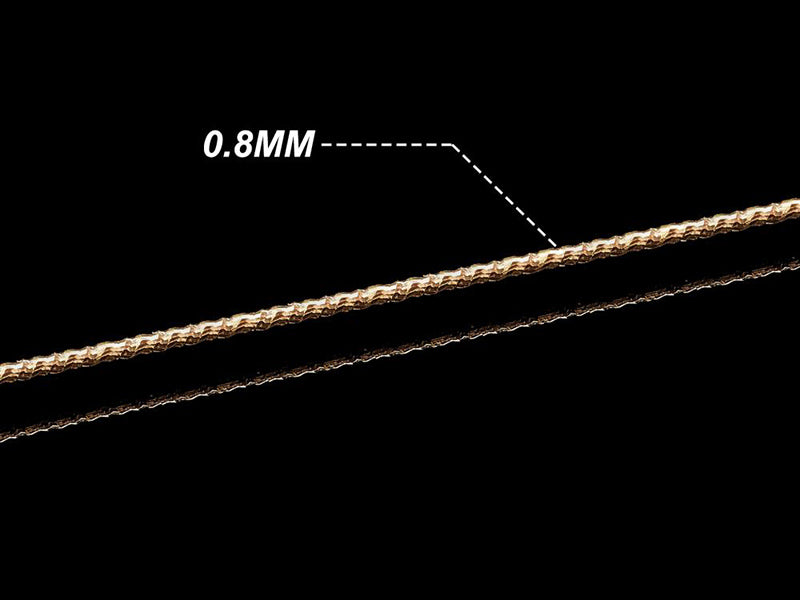 achat 10 mètres de fil de cuivre texturé - doré brillant - 0,8 mm