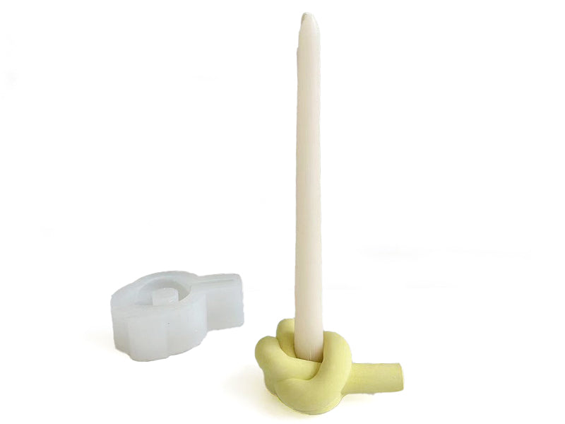 Achat Moule silicone - Support bougie - Nœud